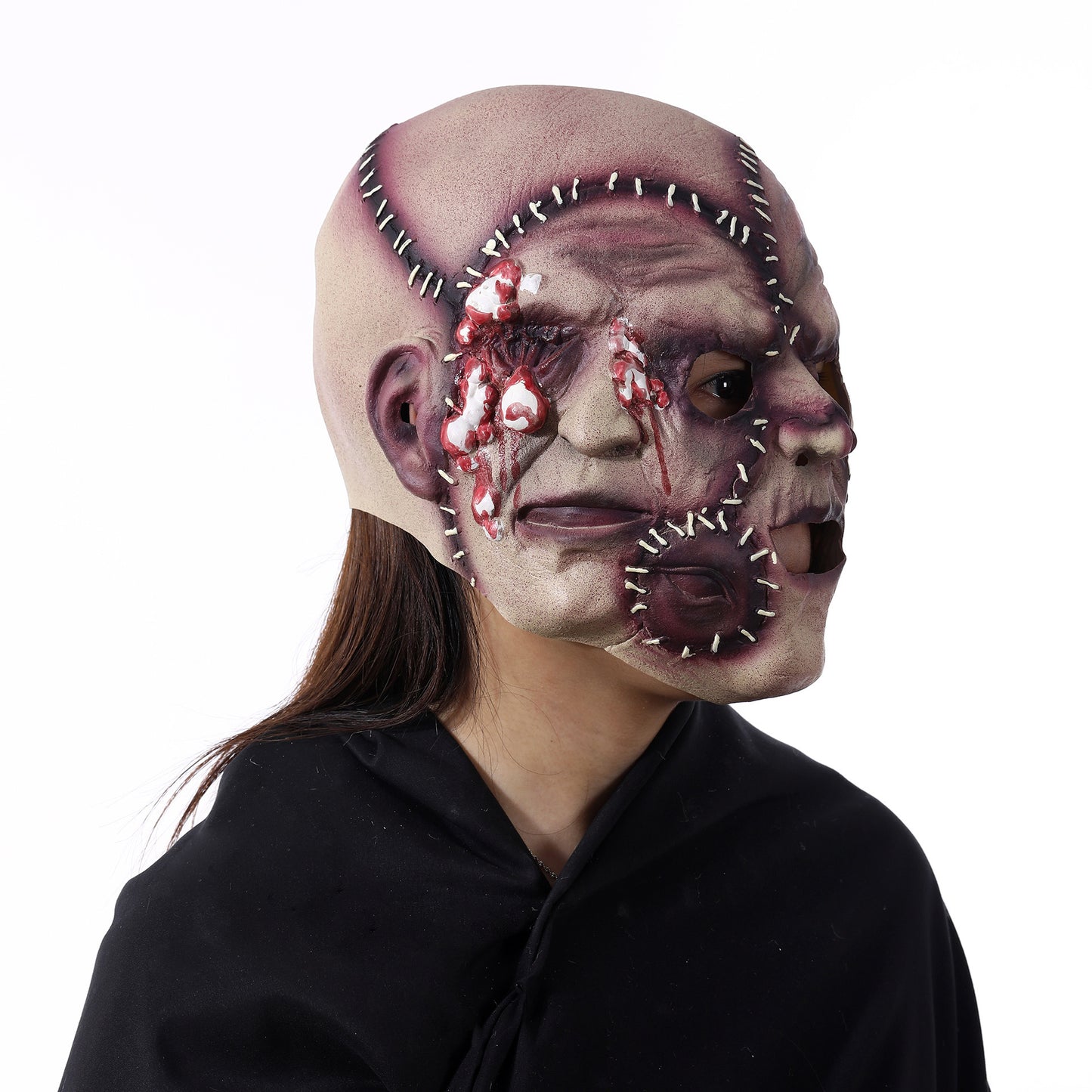 Three-sided Grimace Horror Halloween Party Mask