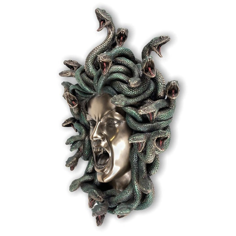 Medusa Greek Mythology Resin Wall Decor