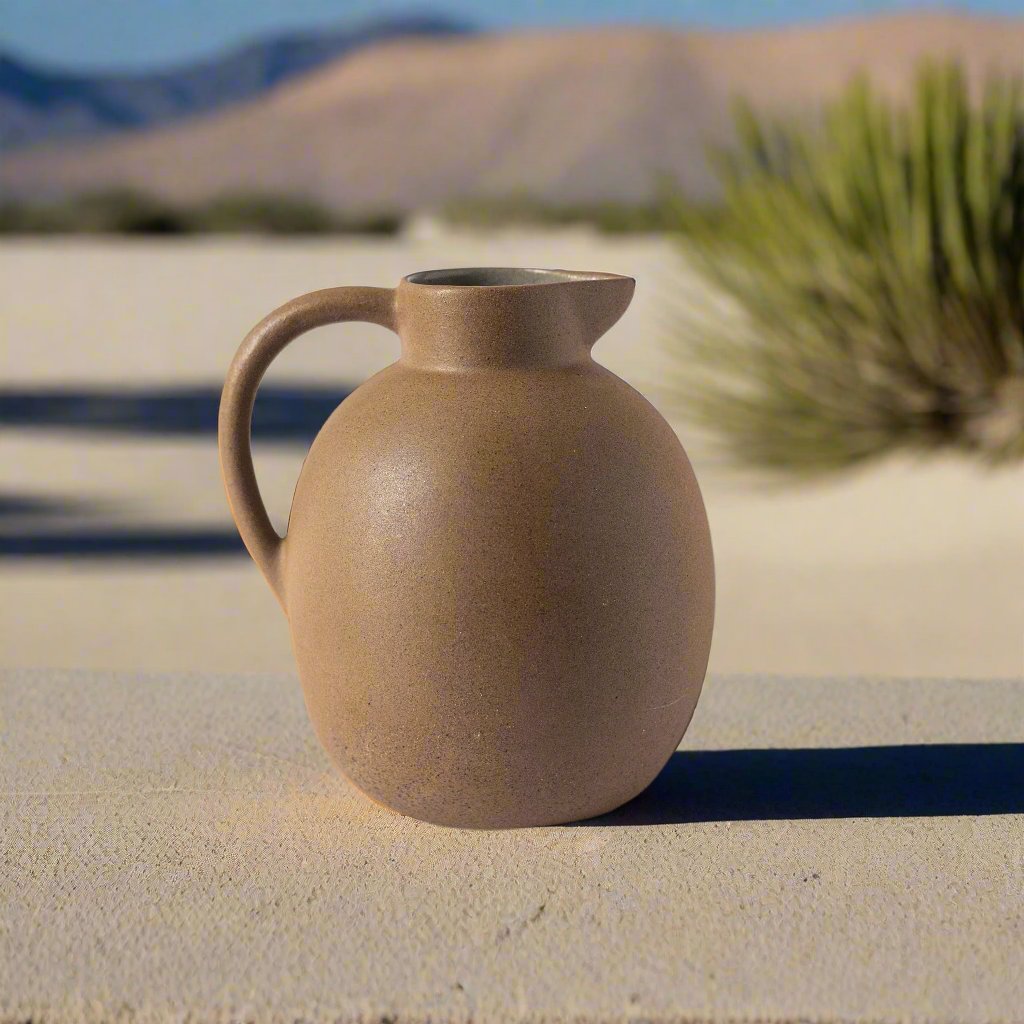 Handcrafted Ball Pitcher - Natural Beauty From Mexico