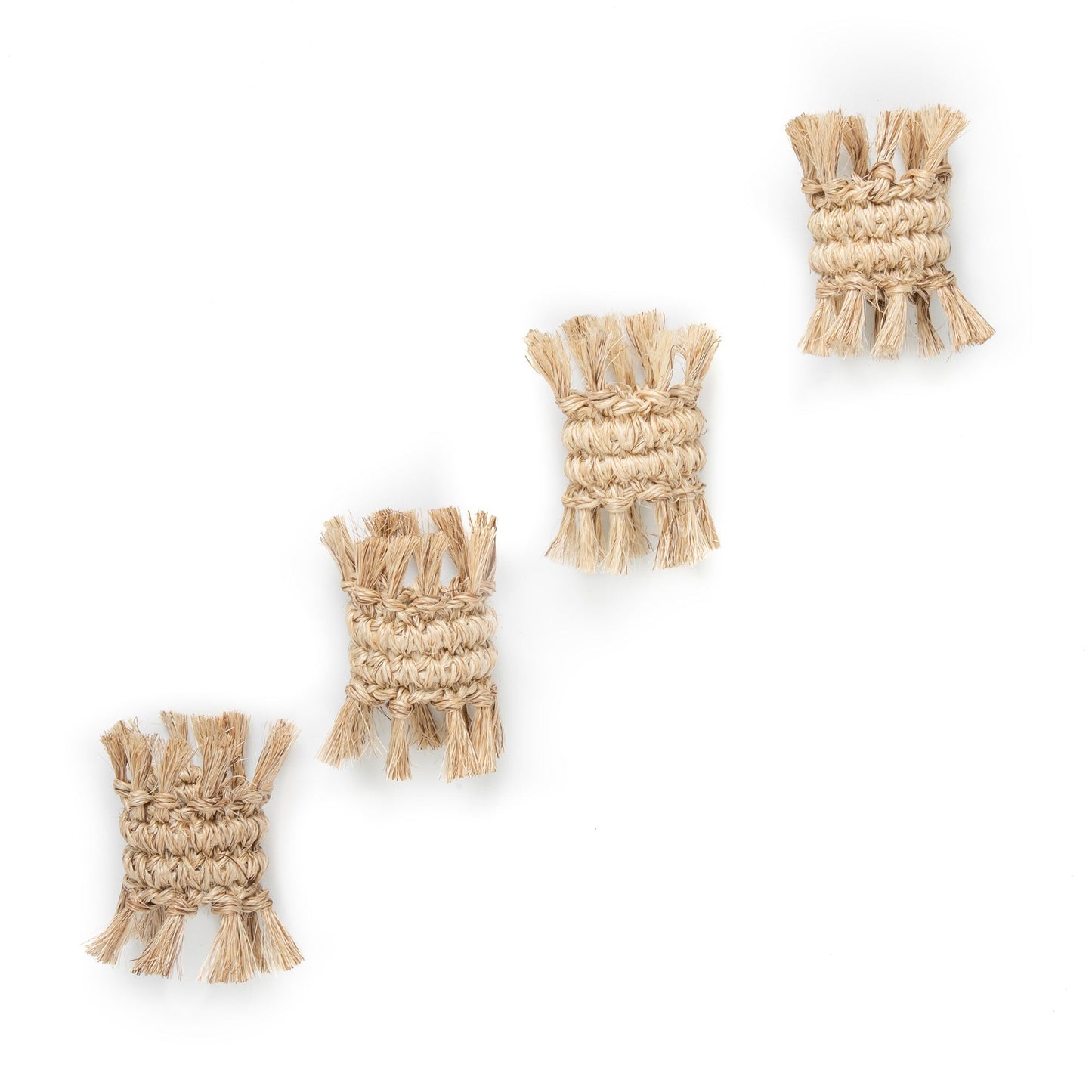 Fringes Napkin Rings by Tallo de Olivo - Set of 4