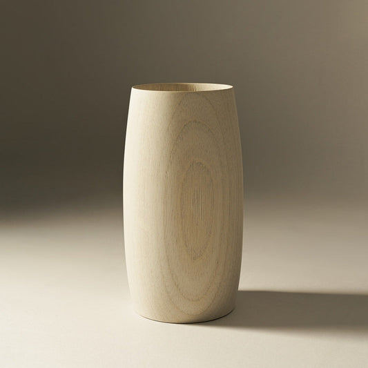 Blonde Cedar Vase - A Masterpiece of Nature and Artistry