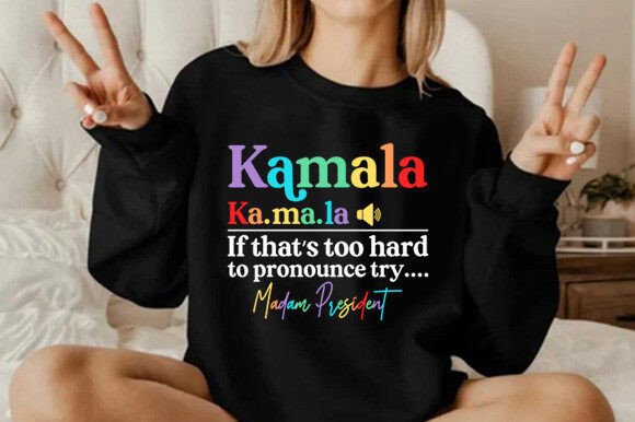 Ka.ma.la - Madame President - Black Sweatshirt