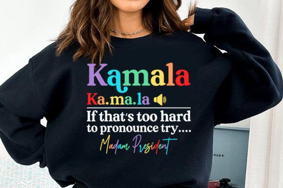 Ka.ma.la - Madame President - Black Sweatshirt