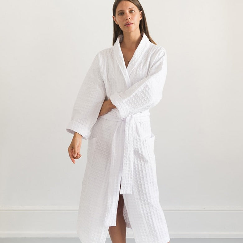 Lattice Weave Robe - Crafted From South African Cotton