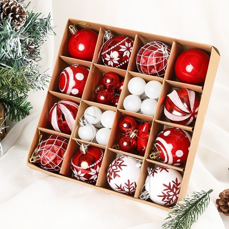 Christmas Tree Ornnament Decorations - Color Glossy Christmas Balls