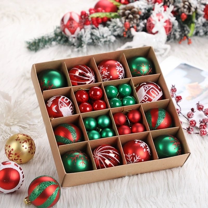 Christmas Tree Ornnament Decorations - Color Glossy Christmas Balls