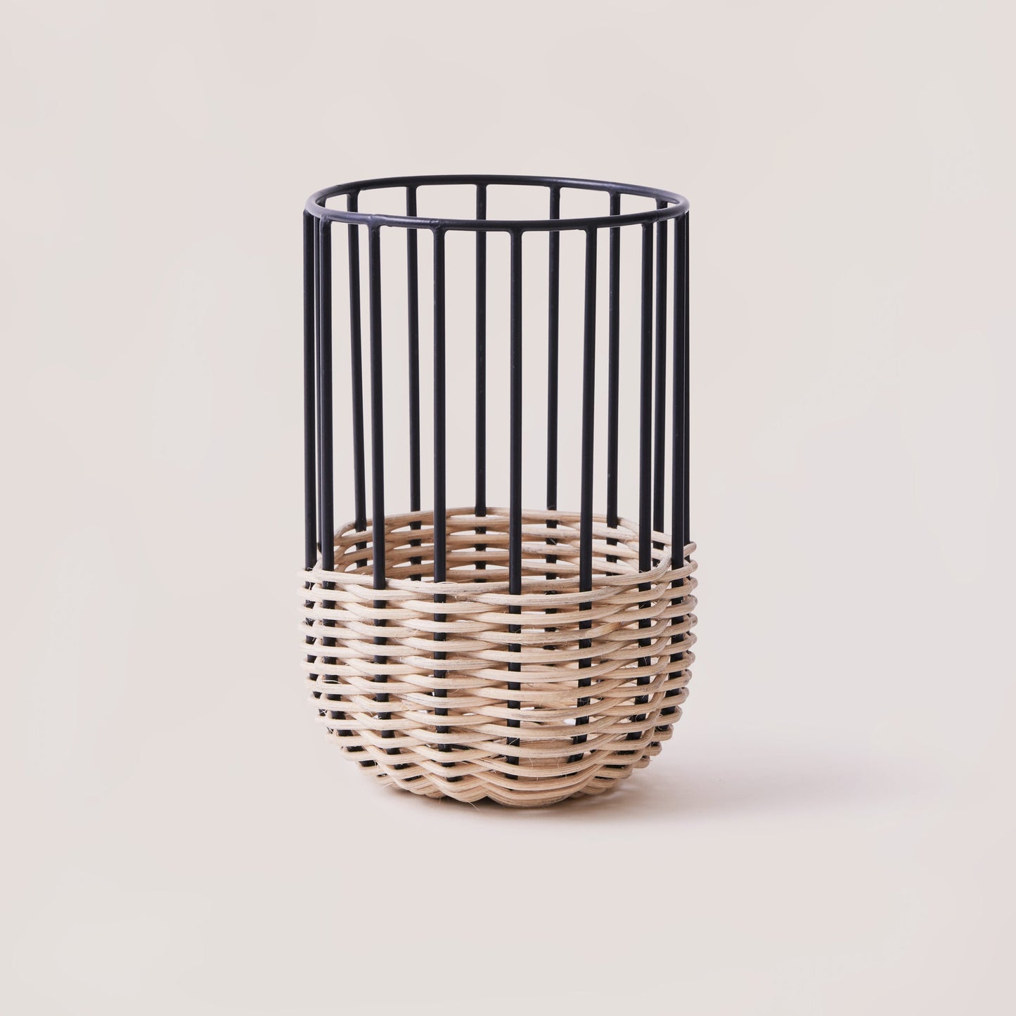 Cabo Artisan Rattan Kitchen Utensil Holder - A Showcase For Everyday Elegance