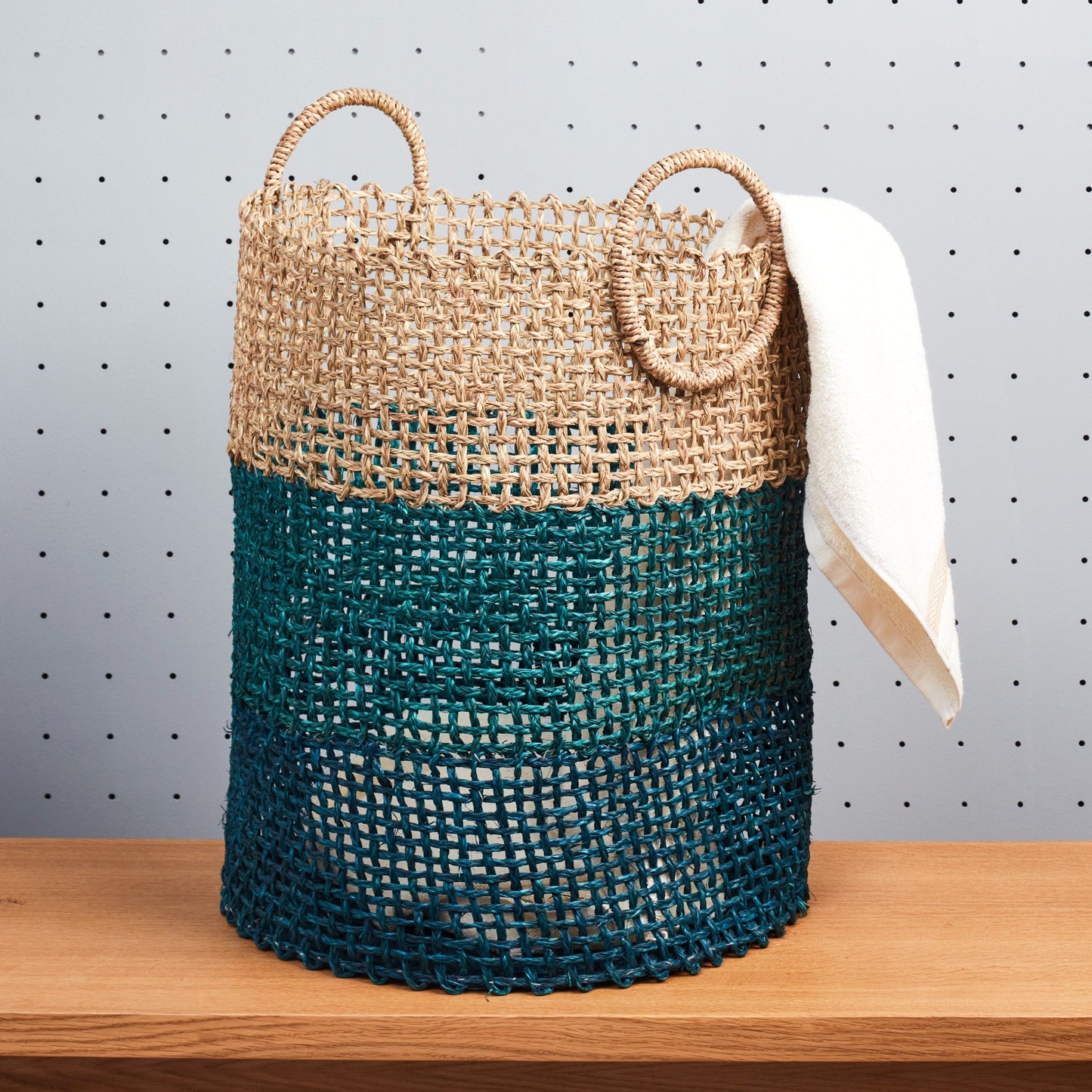 Babui Laundry Basket - Sustainable Elegance - Indigo