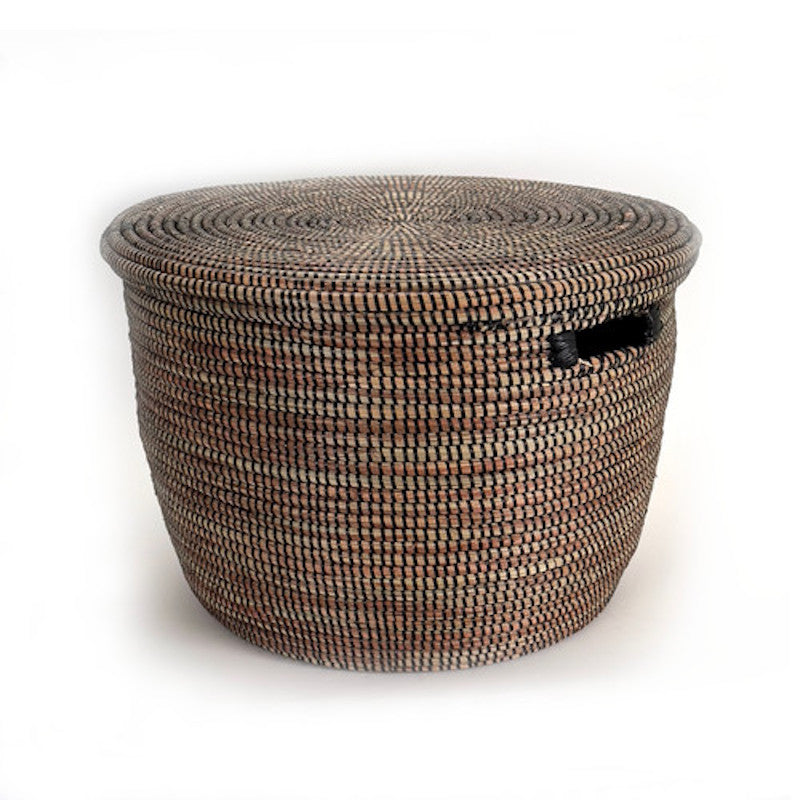 Black Flat Lid Floor Basket - More Than a Storage Solution