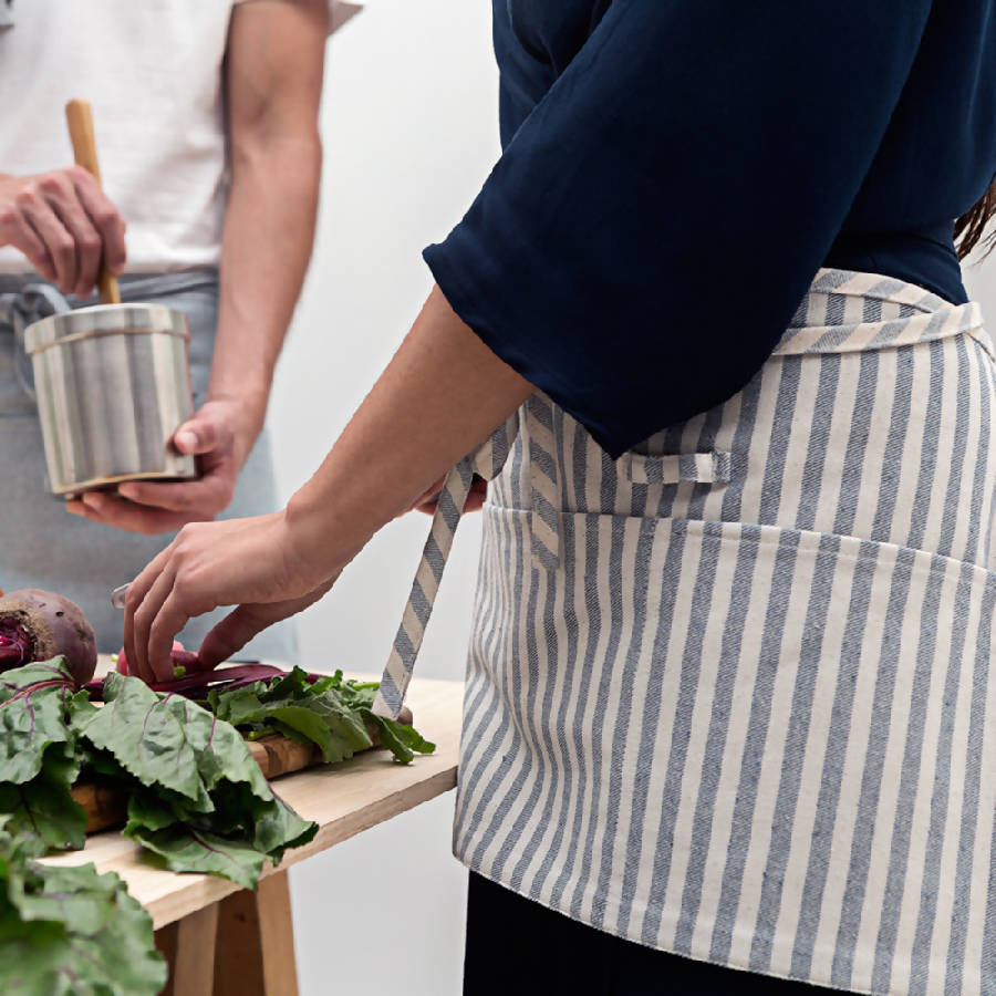 Meema Blue Waist Apron - The Perfect Blend of Style and Functionality