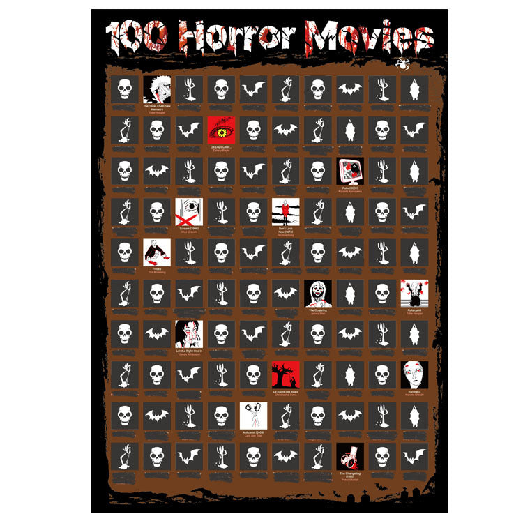 Glow-in-the-dark Scratch Poster List