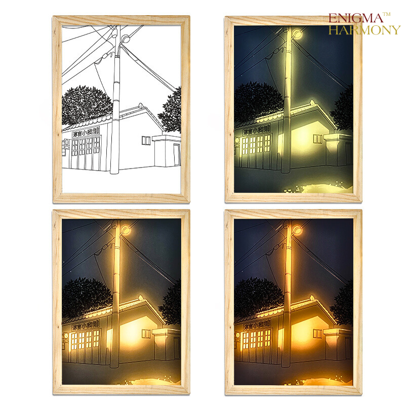 Glow Art by Enigma Harmony - LED Enhanced Sketches Come To Life!