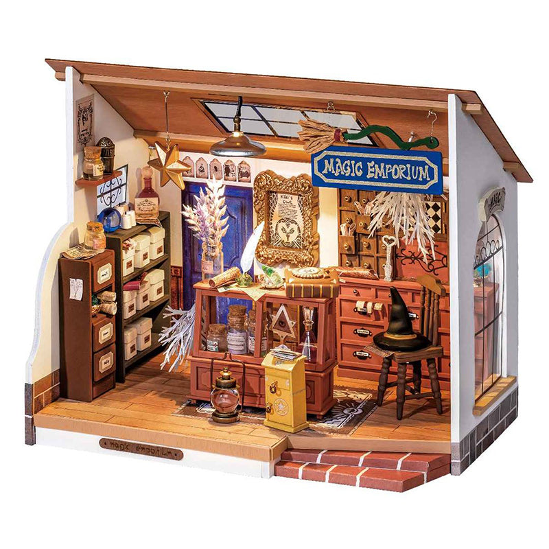 Rolife Mystic Archives Series DIY Miniature House - Magical Wooden Dollhouses for Boys and Girls