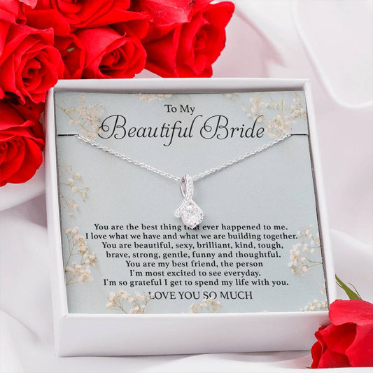 To My Beautiful Bride (2) -  Alluring Beauty Necklace