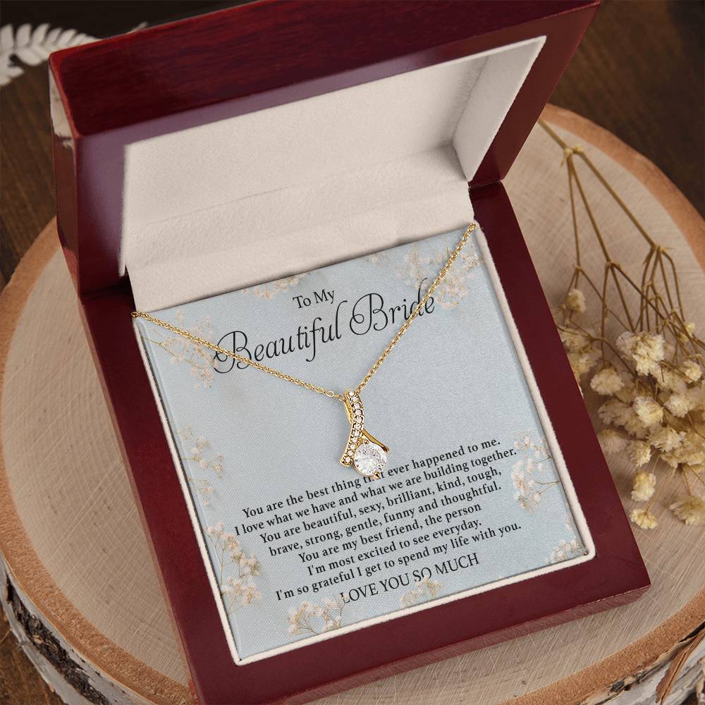 To My Beautiful Bride (2) -  Alluring Beauty Necklace