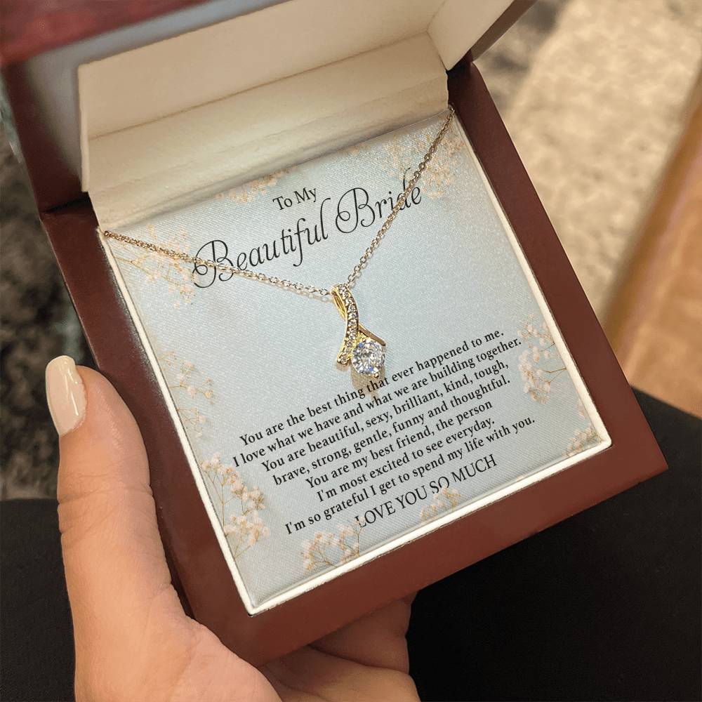 To My Beautiful Bride (2) -  Alluring Beauty Necklace