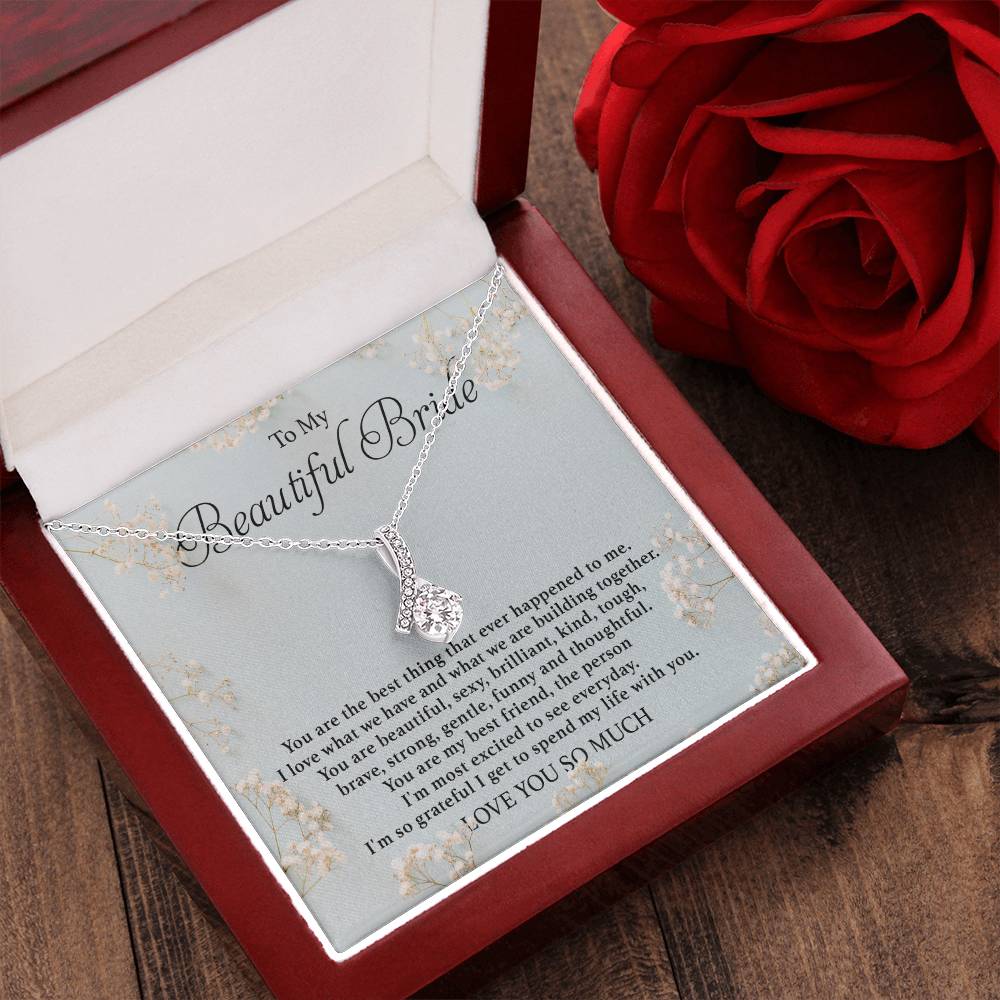 To My Beautiful Bride (2) -  Alluring Beauty Necklace