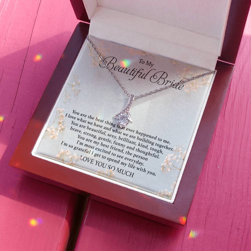 To My Beautiful Bride (2) -  Alluring Beauty Necklace