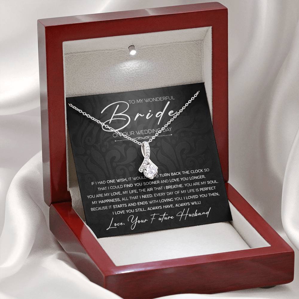 To My Wonderful Bride - Alluring Beauty Necklace