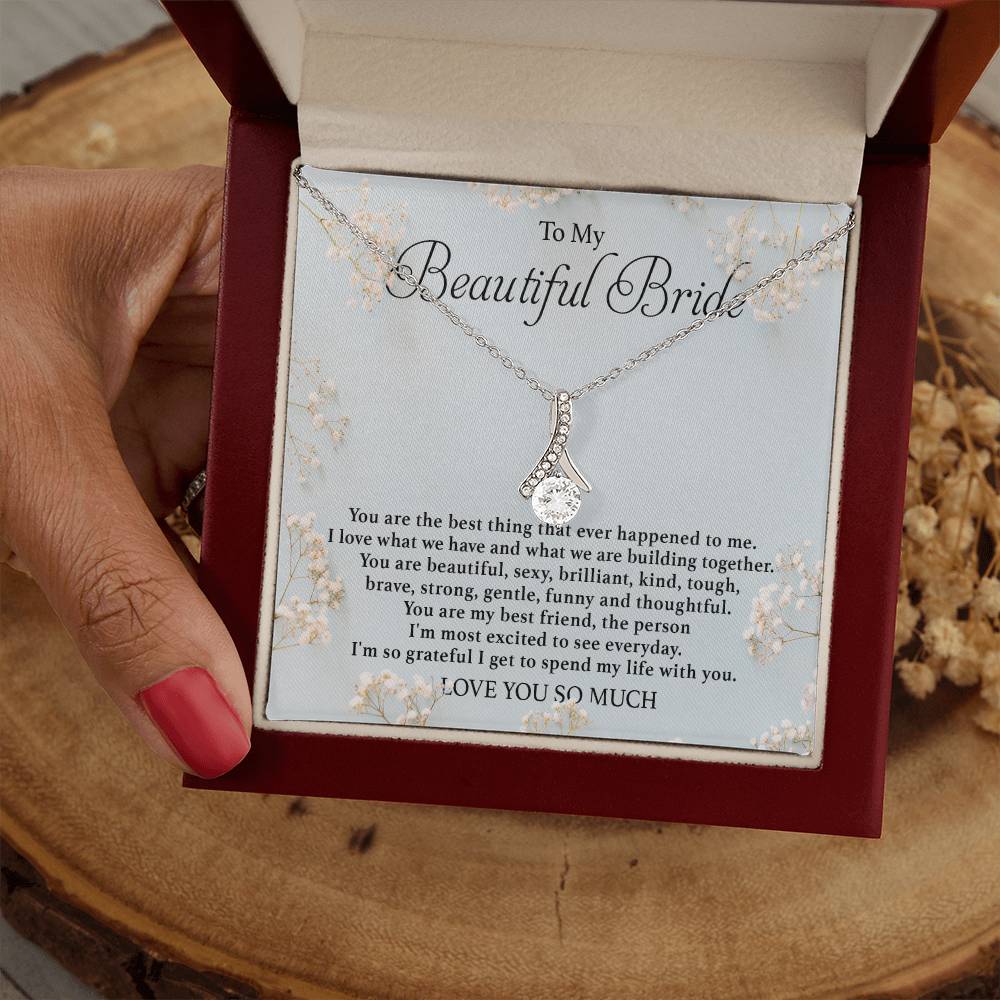 To My Beautiful Bride (2) -  Alluring Beauty Necklace