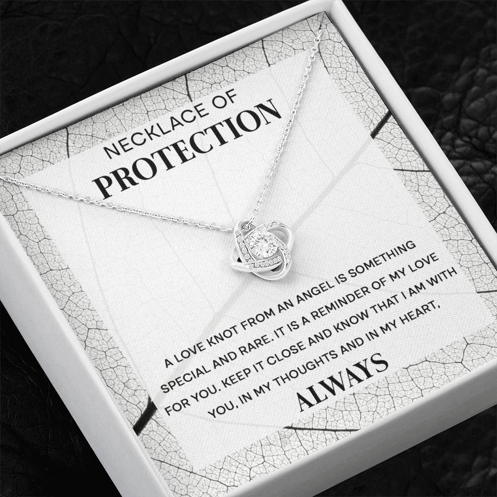 Necklace of Protection - Love Knot Necklace From an Angel