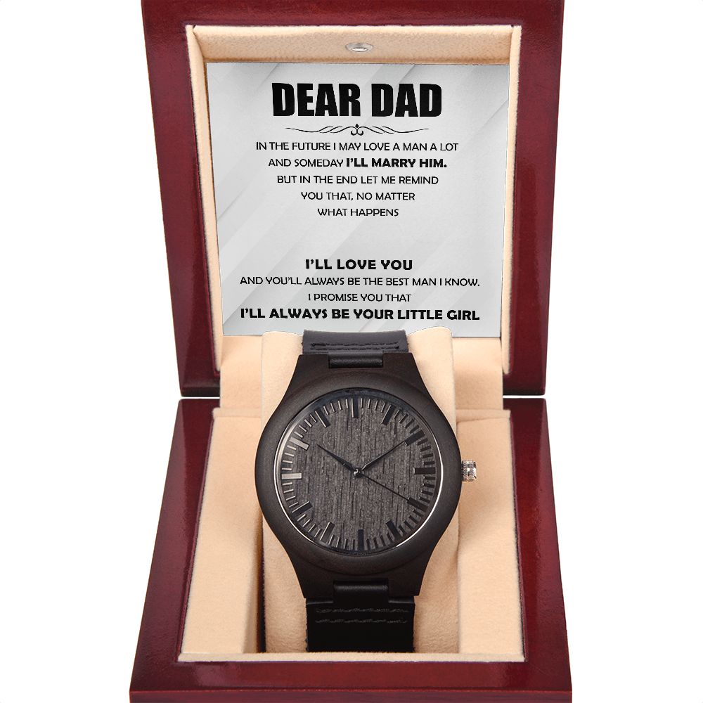 Wooden Watch - To Dad From Daughter