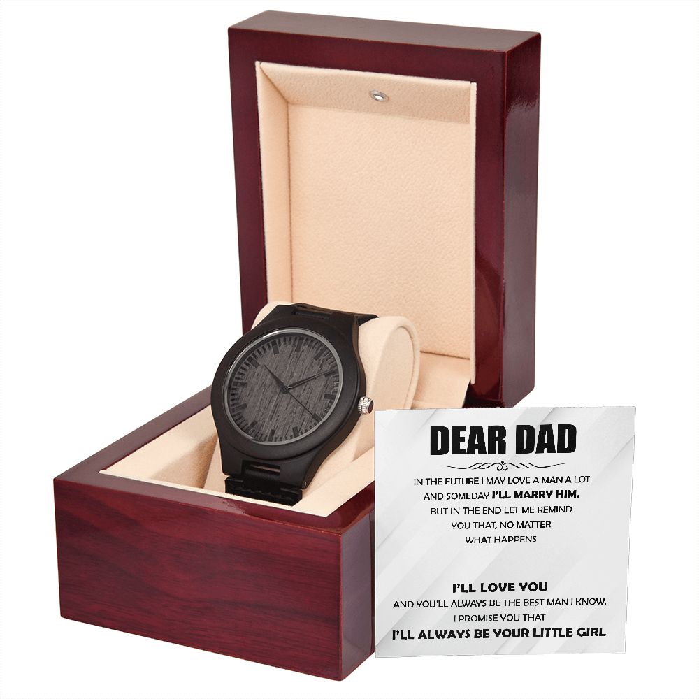 Wooden Watch - To Dad From Daughter