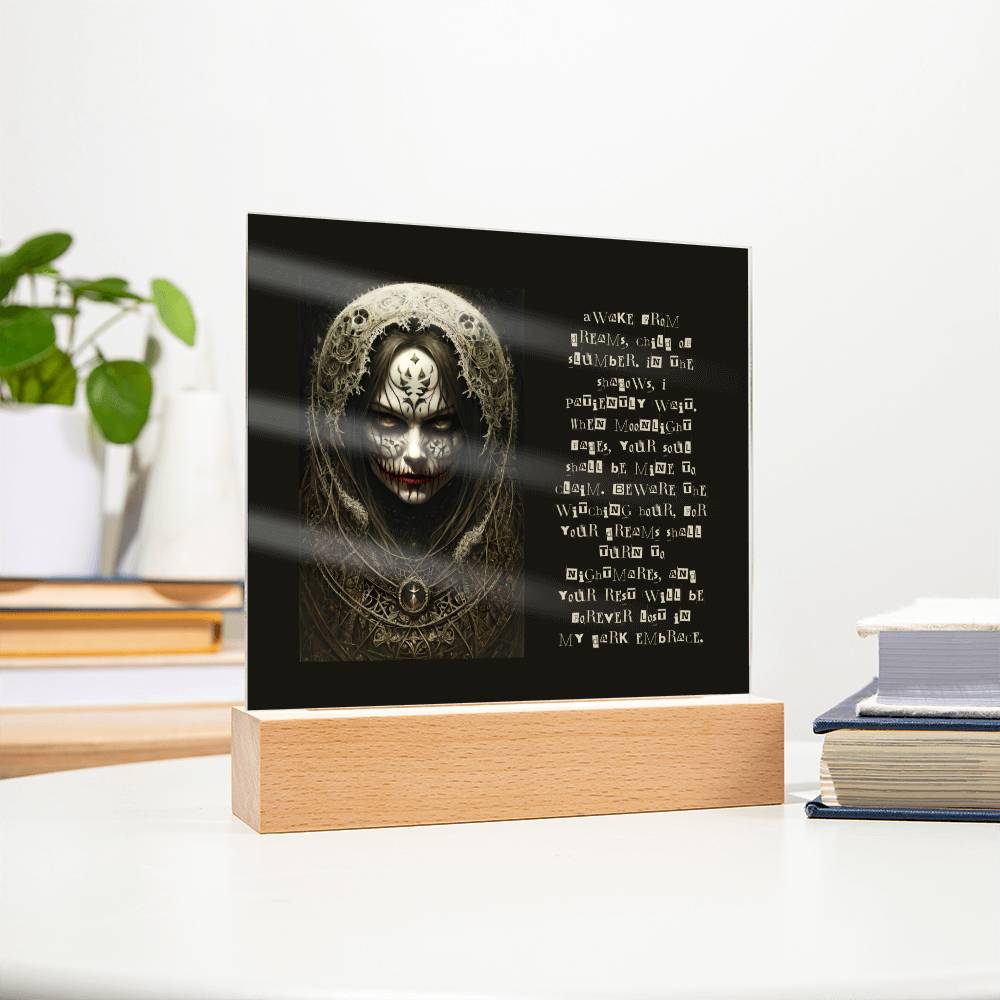 Malvora Darkspell - Spooky Acrylic Plaque (1)