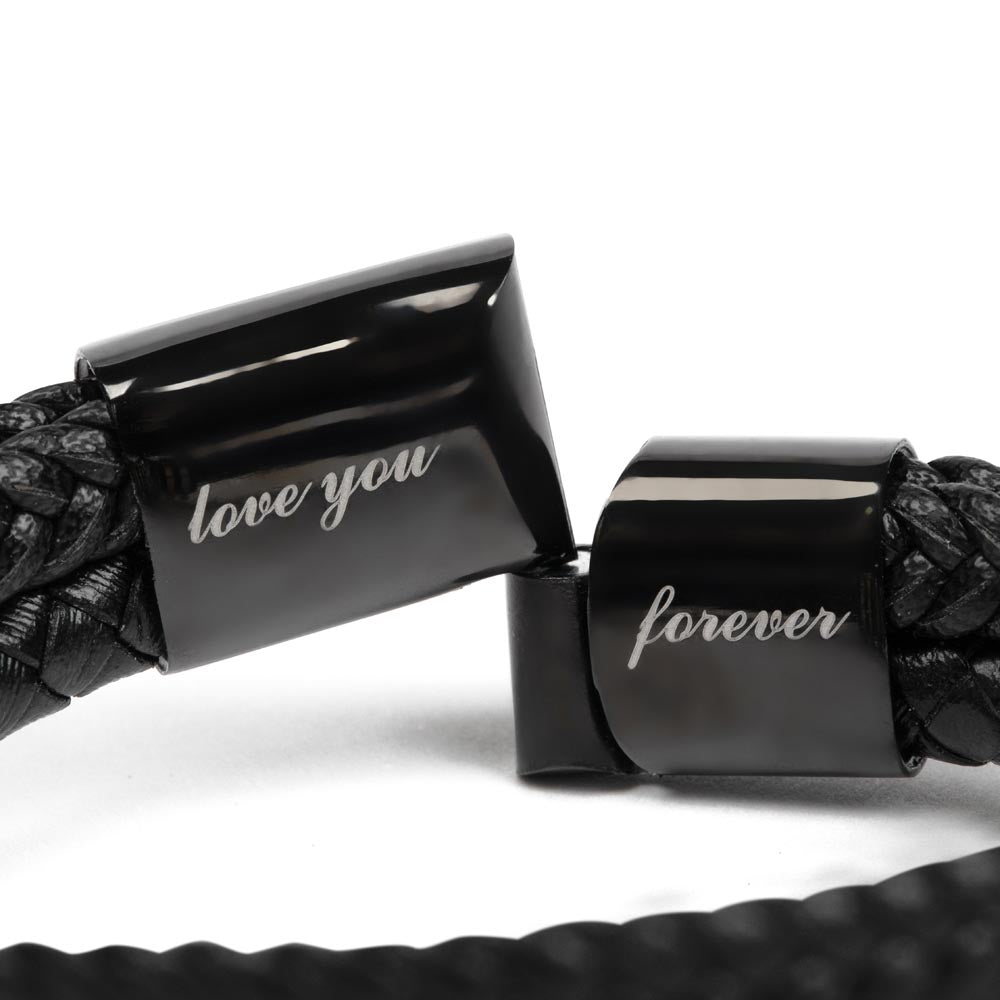 LGBTQIA+ In Your Arms I Found Love - Men's "Love You Forever" Bracelet