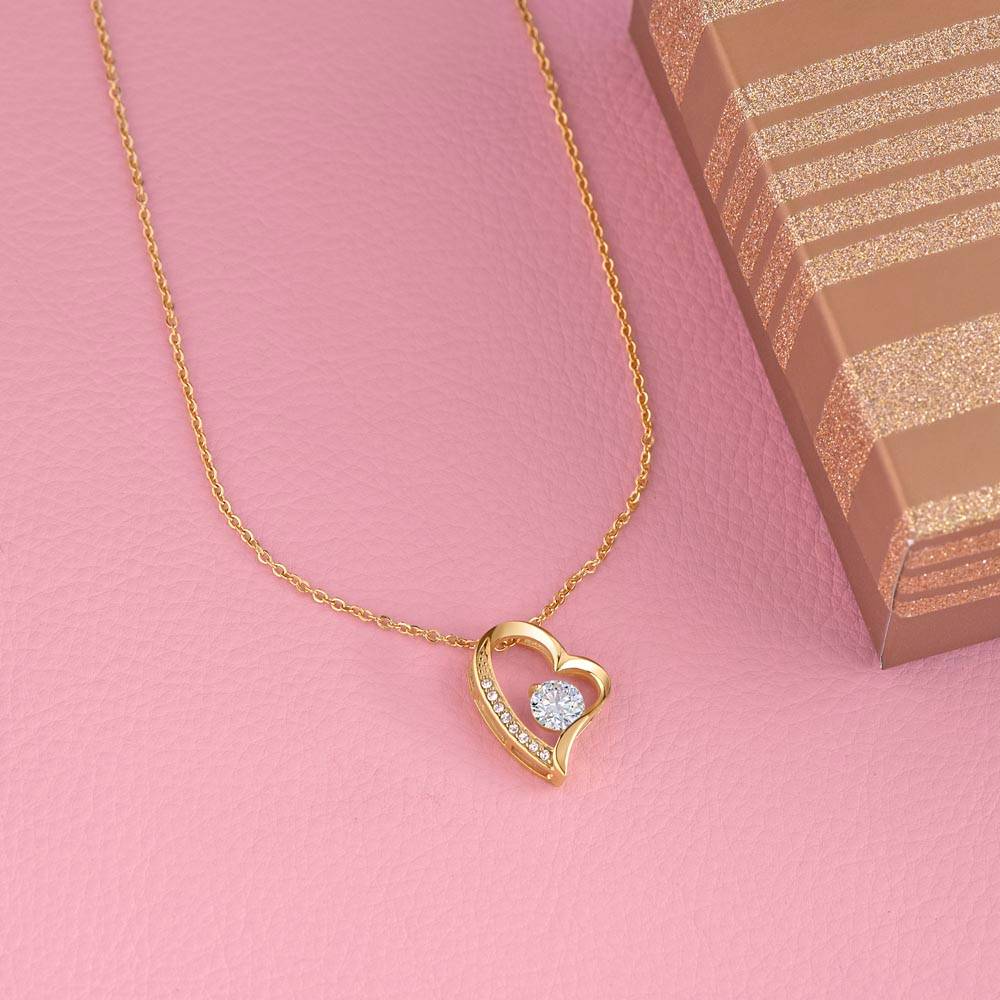 To My Smoking Hot Bride - Forever Love Necklace