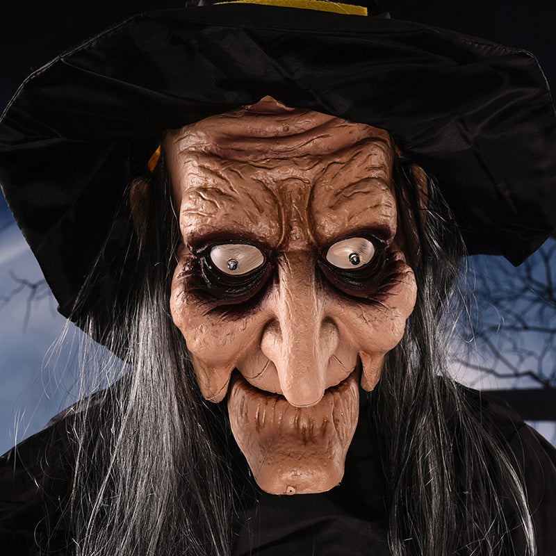 Halloween Voice Activated Horror Electric Witch Outdoor Decorations