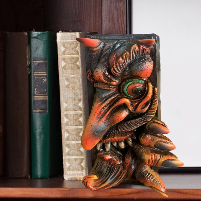 Spooky Devil Hands Halloween Bookmark and Scary Bookends