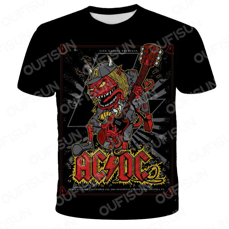 Rock T-Shirt by Oufison - 11 Designs In All - A Perfect Gift For Rock Fans!