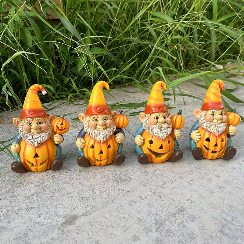 Pumpkin Gnomes Statues by Resin Crafts