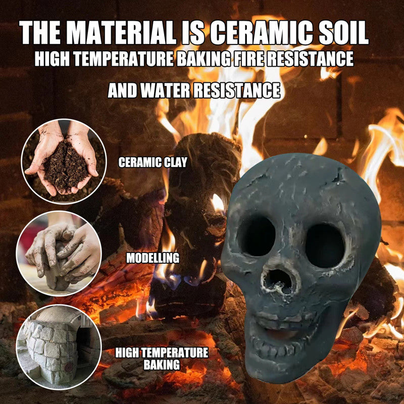 Fire Resistant Halloween Skull Decoration