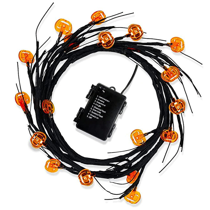 Halloween LED Willow Vine String Light -- Perfect For Decorating And Parties!