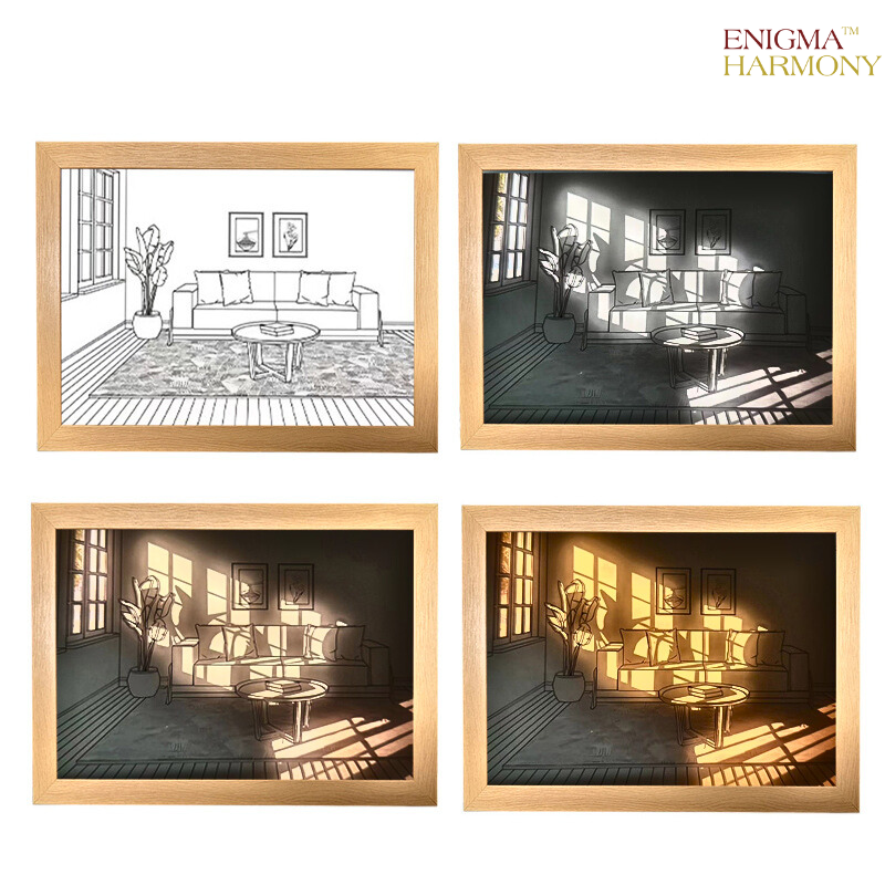 Glow Art by Enigma Harmony - LED Enhanced Sketches Come To Life!