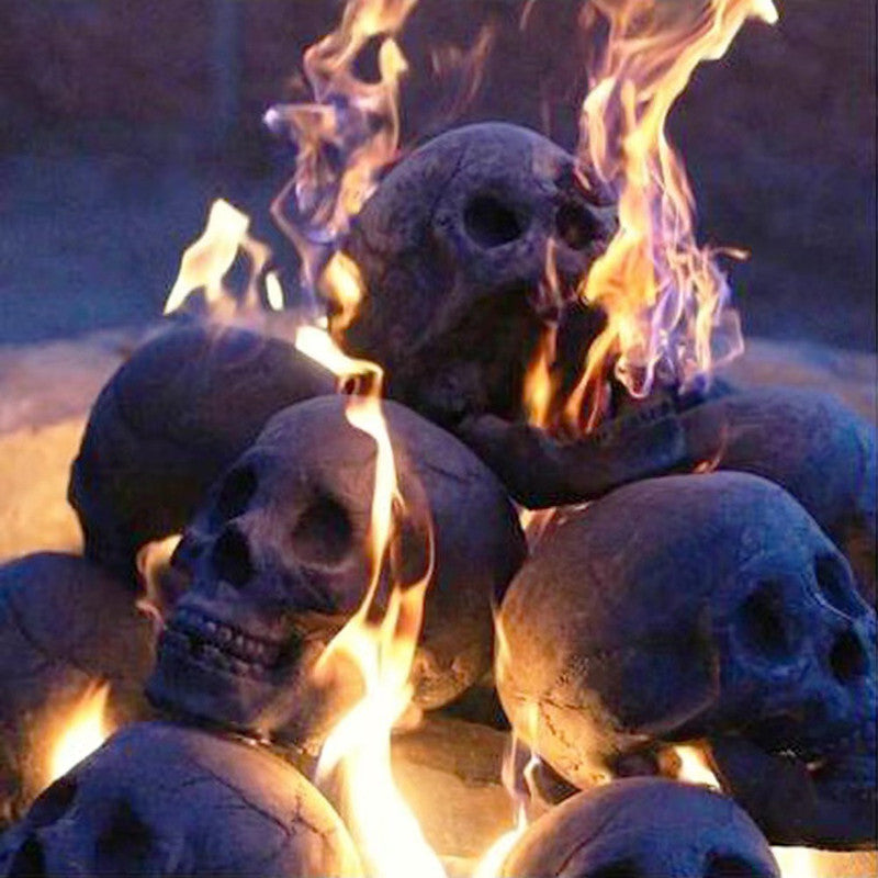 Fire Resistant Halloween Skull Decoration