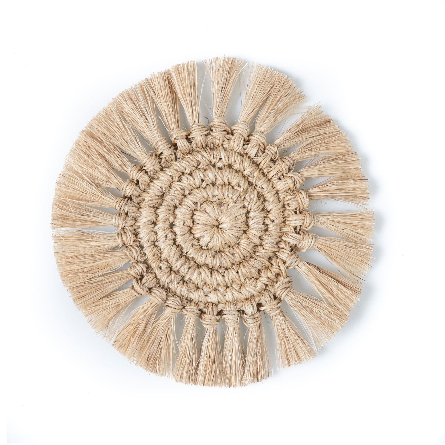 Fringes Coasters - Crafted by Tallo de Olivo - Set of 4