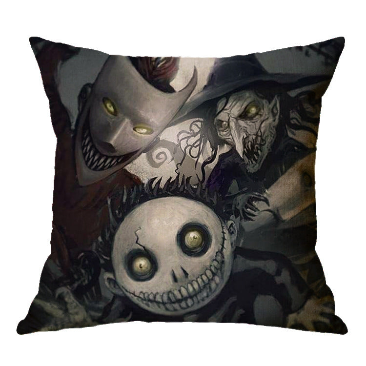 Linen Nightmare Before Christmas Halloween Pillow Covers