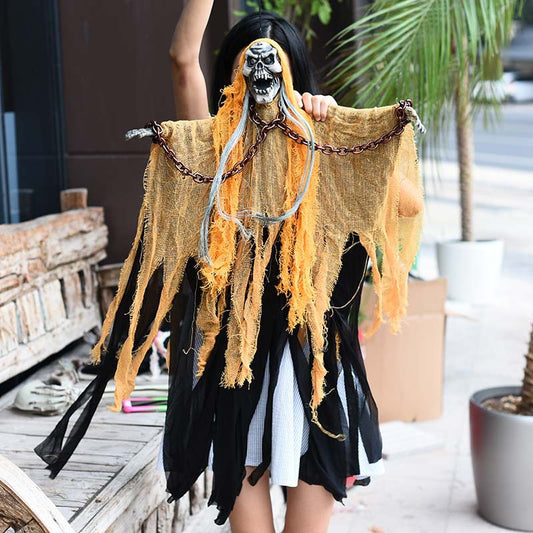 Chain Hanging Ghost Halloween Decorations