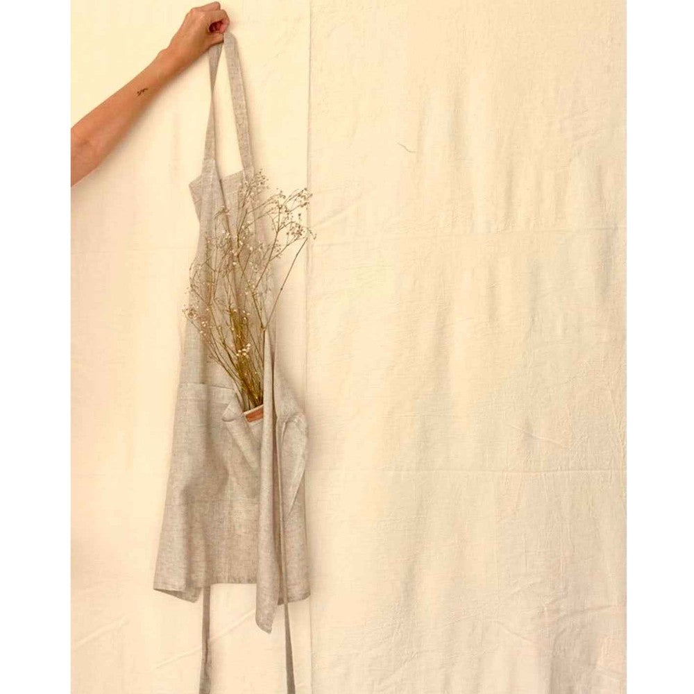 Lena Apron by Tallo de Olivo - A Linen Blended Masterpiece