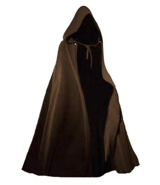 Unisex Furry Hooded Halloween Cloak - A Halloween Must-Have!