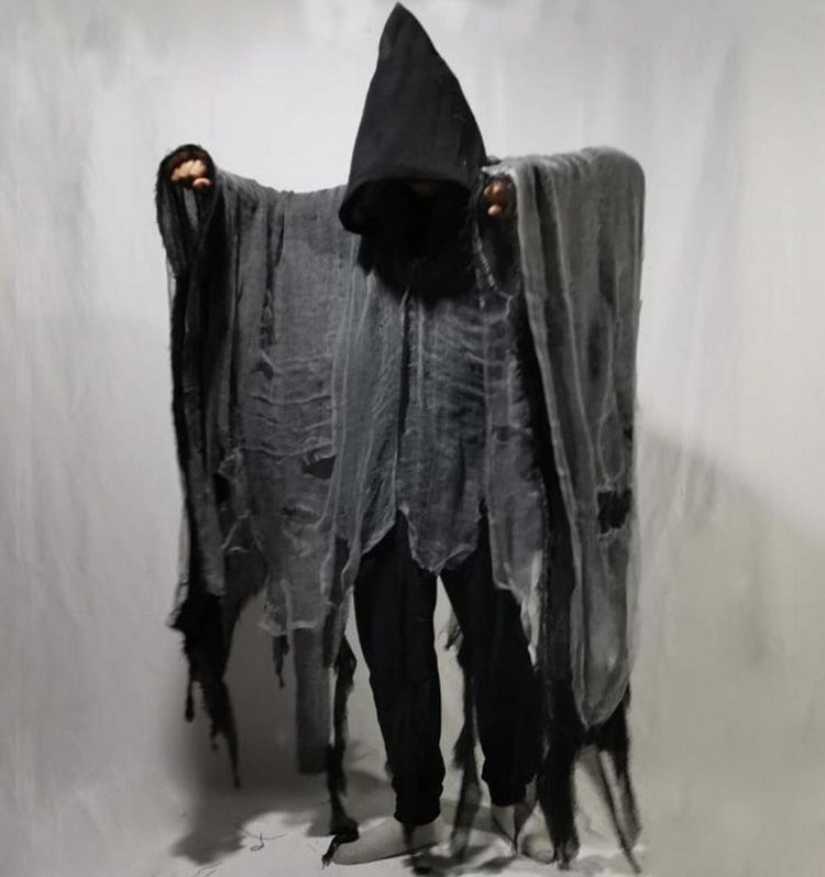 Aged & Shredded Phantom Halloween Cloak - A Great Look For Halloween!