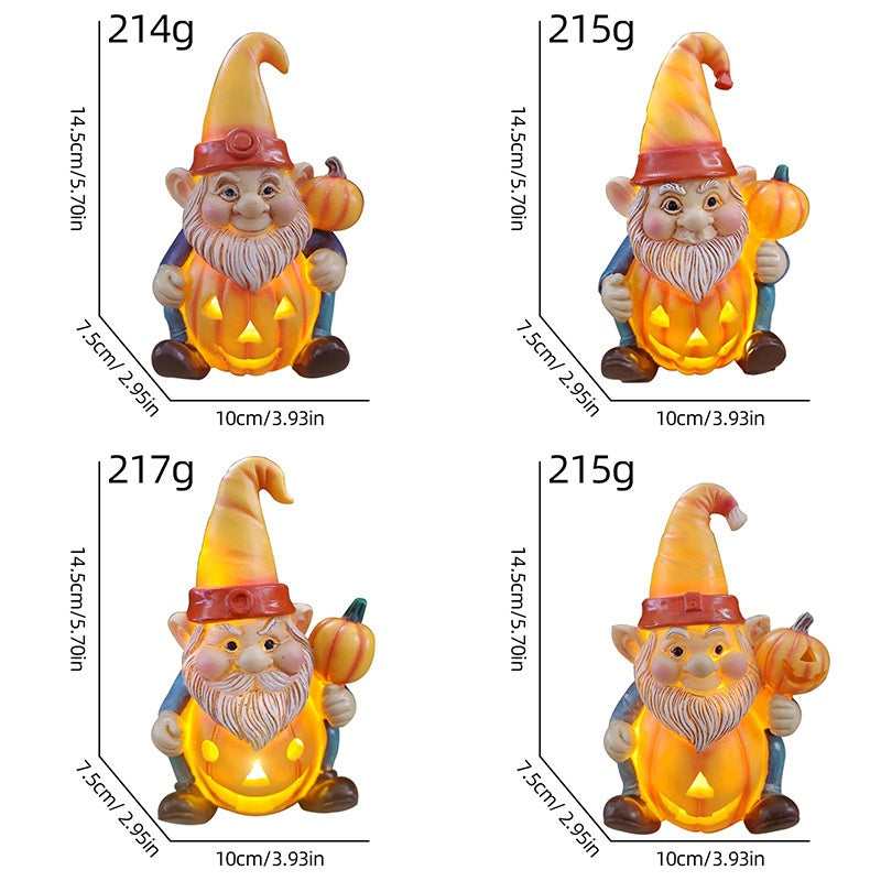 Pumpkin Gnomes Statues by Resin Crafts