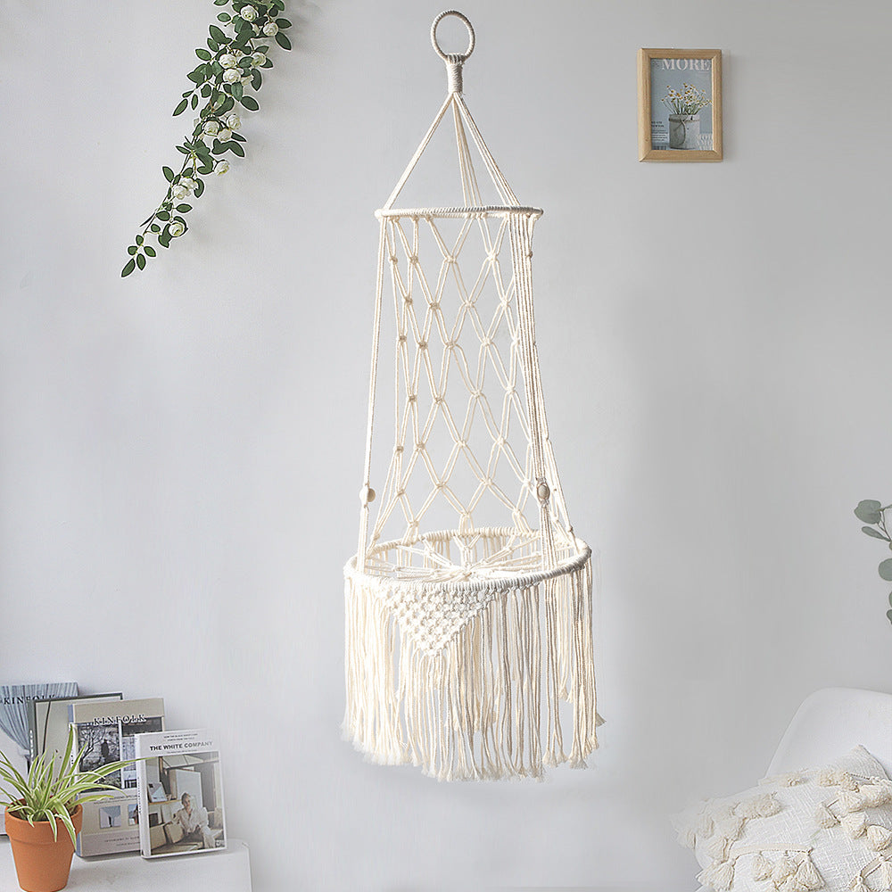 Hanging Macrame Cat Hammock Bed -- A Purrrfect Paradise