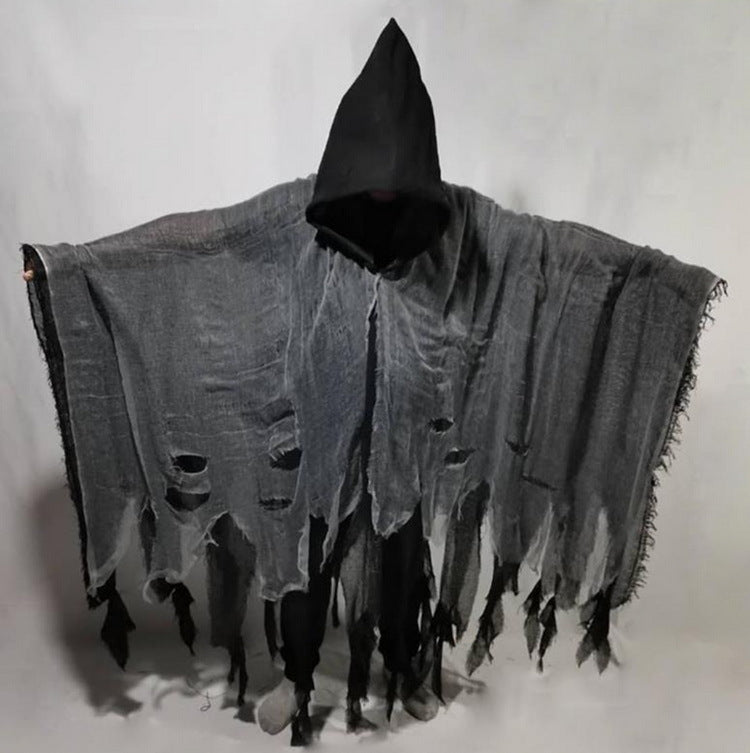 Aged & Shredded Phantom Halloween Cloak - A Great Look For Halloween!