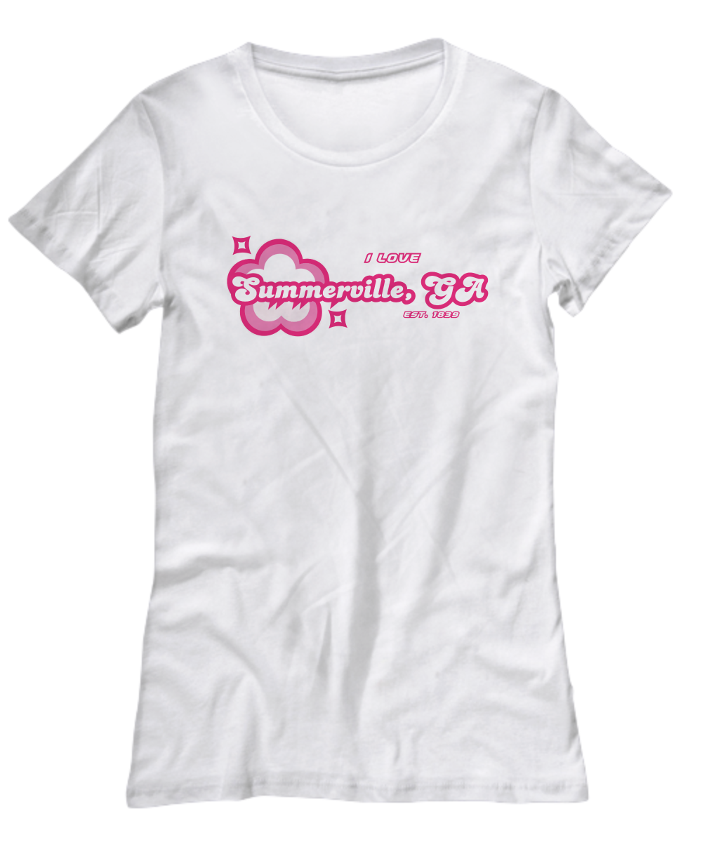 I Love Summerville, GA - Ladies T-Shirt