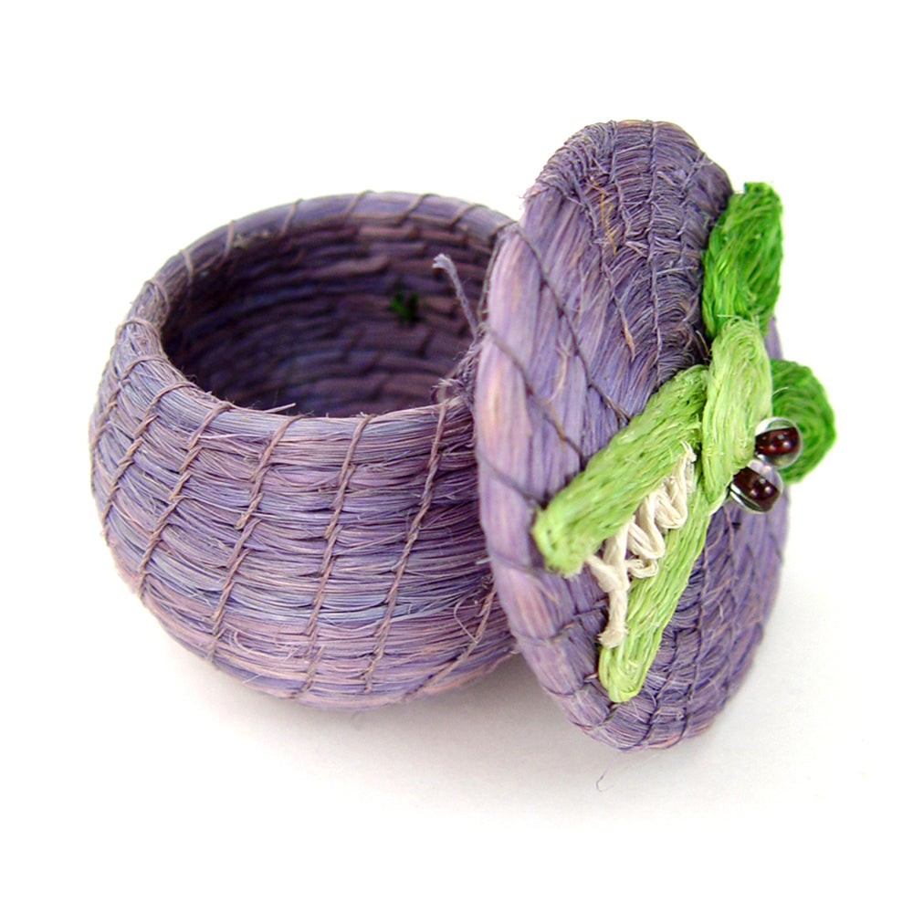 Crocodile Lidded Basket - A Swaziland Treasure by Mbare