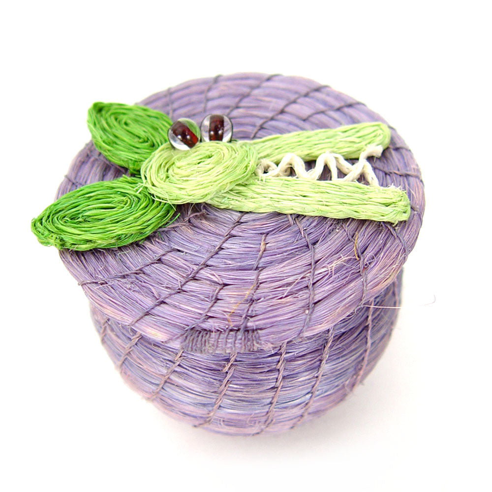 Crocodile Lidded Basket - A Swaziland Treasure by Mbare